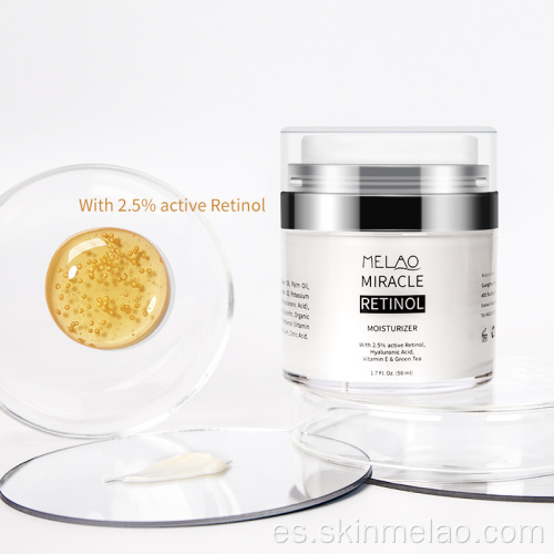 Crema humectante de retinol anti -envejecimiento personalizado Anti -Wrinkle